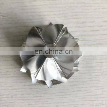 TD05H 20G cutback:-10.0 52.56/68.01mm 6+6 blades 49179-43400 performance Turbo Billet /milling/aluminum 2618 compressor wheel