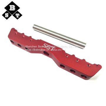 High Quality CNC Lathe Milling Machining Colorful Aluminum Anodized Auto Parts photo-3