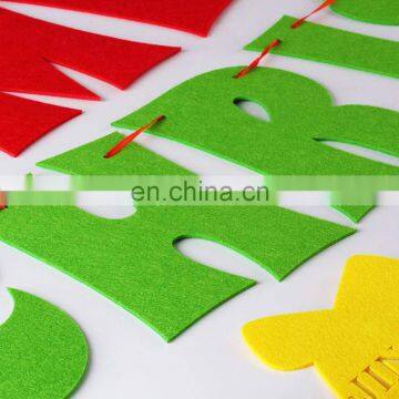 Hot Selling Flags Party Bunting Custom Printed Felt Flag Banner photo-5