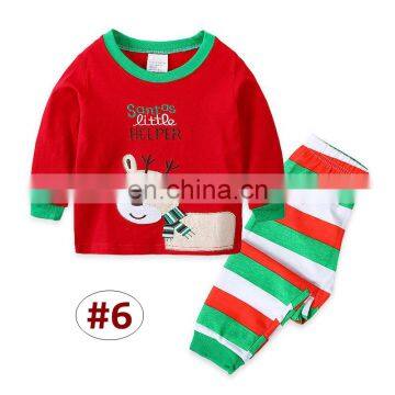 Christmas Baby Pyjamas Fall Winter Snowman Santa Claus Print Sleepwear Nightwear Bedgown Sleepcoat Nighty photo-4