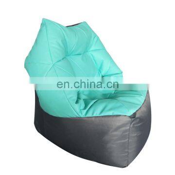 Polyhedral Unfilled Bean Bag Covers Beans Filled PVC Leather Chair Cover photo-5