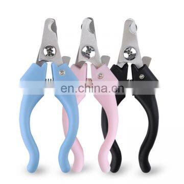 Wholesale comfortable and safety stainless steel pet dog nail clippers and trimmer