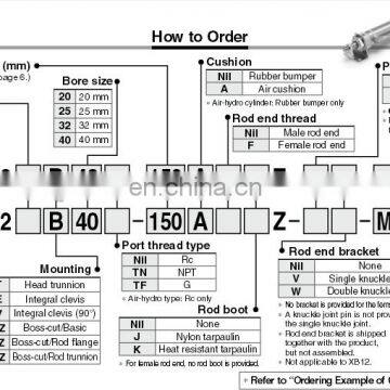 SMC Air Cylinder CDM2B32-200 photo-3