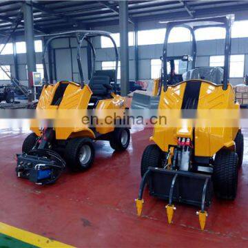 Articulated Mini Tractor Trencher Loader for Farm Garden photo-6