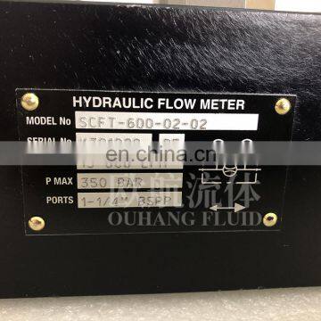 Parker Hydraulic Flow Meter SCFT-600-02-02 Turbine Flowmeter photo-4