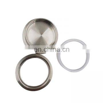 Stainless Steel Sliding Door Handle Bathroom Glass Flush Round Door Knob photo-4