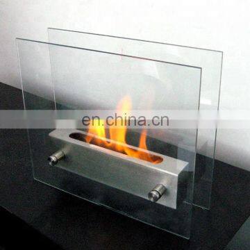 4mm 5mm 6mm tempered fireplace glass panel