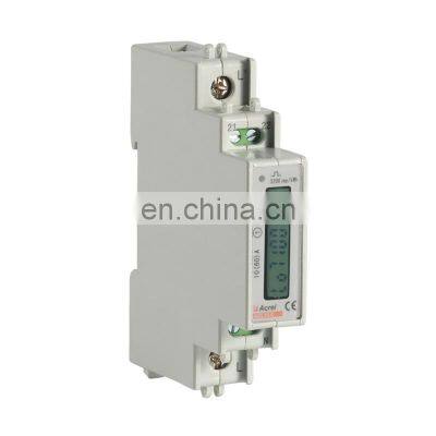 U I P Q S PF Electricity Parameters Measurement 1 phase din rail  energy meter with rs485 modbus