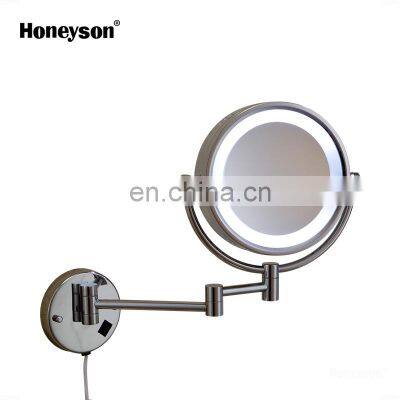LED Wall Bathroom 8'' Mirror With Light for Hotel photo-2