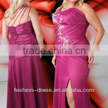 2013 Sexy Backless One-Shoulder Sequin Prom Dress Ball Gown