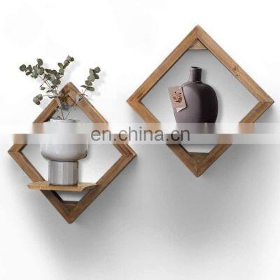 Solid Wooden Wall shelf Mounted Decorative Floating Hanging Shelves