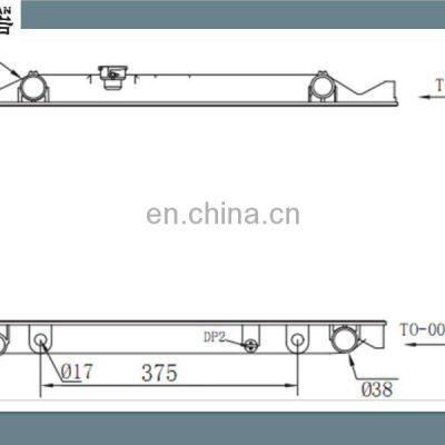 auto radiator tank for toyota and car tank for LAND CRUISER AND PARDO