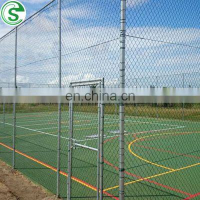 Cyclone wire mesh fence chain link fence for tennis court