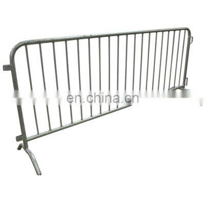 Security Powder Coated Low Carbon Steel Galvanized Wire Crowd Control Barrier Fence