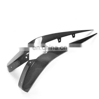 B Style Carbon Fiber Front Bumper Fins for Mercedes Benz CLS-Class W218 CLS63 AMG 2015-2017