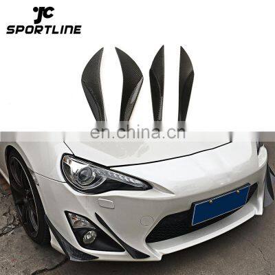 AE86 Carbon Fiber Front Canards for Toyota 86 Scion FRS GT86 FT86 12-18