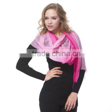 Hot sale Soft Solid Color Cashmere Scarf Nepal