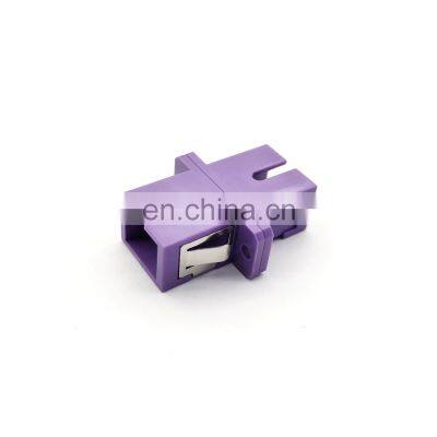 SC OM4 Optical Fiber Adapter Multi Mode Simplex Fiber Connector FTTH Fiber Coupler