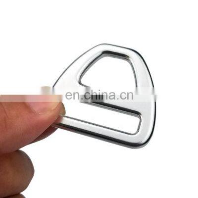 aluminum alloy D ring bright nickel color durable factory price