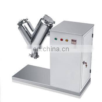 Mini Industrial Dry Mixing Machine V Shape Powder Mixer Blender for Food Protein Mixture