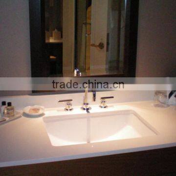 White Quartz Vanity Tops for USA Hospitality Project photo-3
