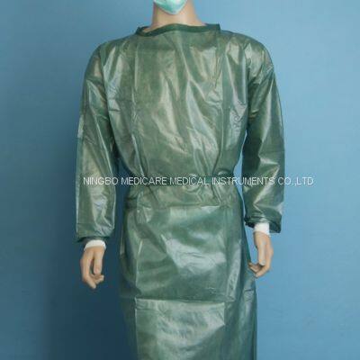 PP&PE Surgical Gown, Non-woven Surgical Gown, Disposable Surgical Gown