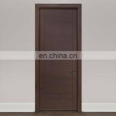 High End Modern Wooden Panel Solid Core Slab Bedroom Office Interior Latest Wooden Latest Teak Wood Door Manufacturers Design photo-5