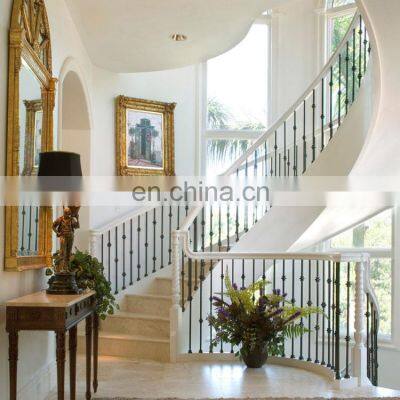 Royal Internal Decoration Wrought Iron Stair Railing Panels photo-2