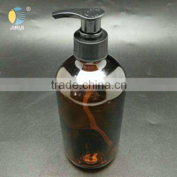 16oz amber glass bottle 500ml with pump