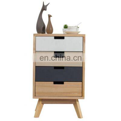 New design TV night stand solid wood cabinet