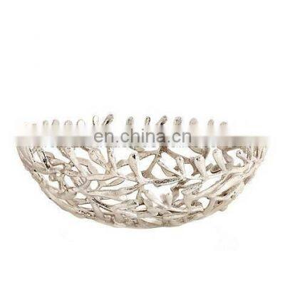 golden stylish metal bowl