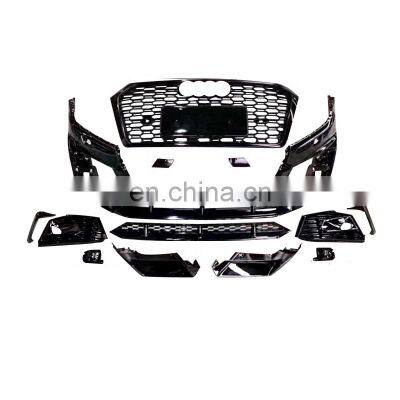 car bodikits Star Shining style front bumper with grill for Audi Q5 SQ5 high quality body kits Upgrade RSQ5 style 2018 2019 2020