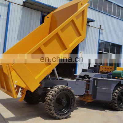 Low profile 4x4 underground mining 8 Tonne dumper truck