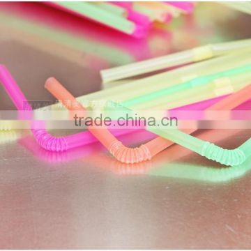 Plastic disposable Colored flexible drinking straws factory