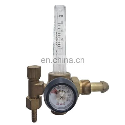 HG-IG Argon Gas Flowmeter Gas Pressure Welding Regulator CO2 ARGON GAS Gauge with CGA580