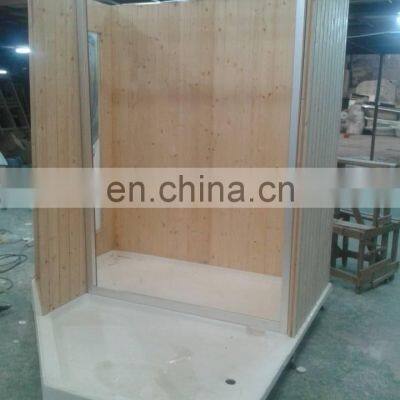 Steam Room Shower Cabin Sauna Wood Steam Bath photo-5