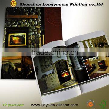 competitive price Spot UV furniture promotion catalogue make in shenzhen printing factory