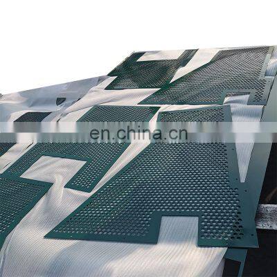 factory supply laser cut perforated metal mesh resistance perforated metal mesh