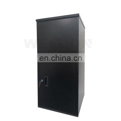 Standing letter box large freestanding parcel post box with lock waterproof mailbox