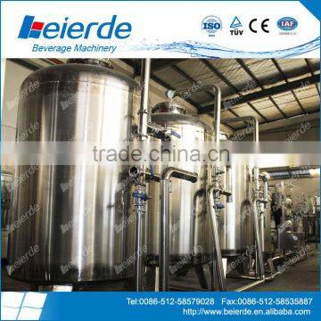 7,000 Litres per hour small RO water treatment system for mineral water, CSD, juice and sparking water