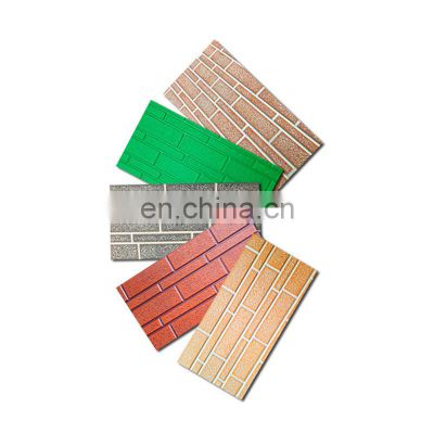 Thickness customized Siding Building Polyurethane Insulated Cladding Panel Carved Siding Pu Sandwich Panel