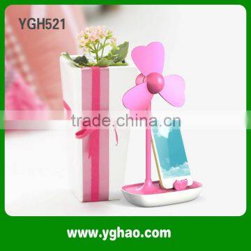 YGH521 Plastic Material and Battery Power Source Kids Mini Table Fan photo-2