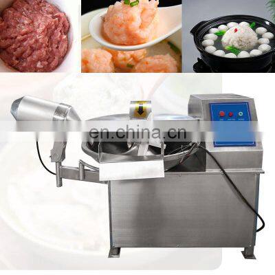 Vacuum 8L Small Sausage Single Phase 10L 50L Mixer 250 Bowl Cutter 80L Automatic Mix Meat Chop Machine 200L