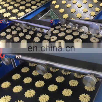 Automatic Small Cookie Machine With Wire Cutting Biscuit Moulding Machine