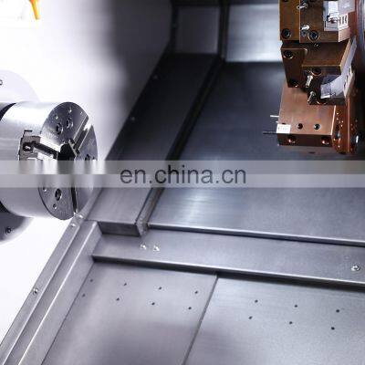 Dual Spindle SWL450S/650 35-degree CNC Turning Center Slant Bed Lathe Machine From China photo-3
