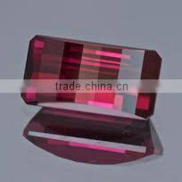 Rhodolite garnet bufftop