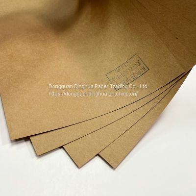 Single Sided Kraft Cardboard American Mica Paper Kraft Wrapping Paper With Competitive Price