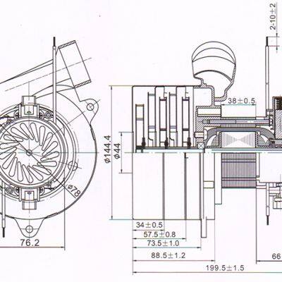 Brush Vacuum Cleaner Motor photo-2