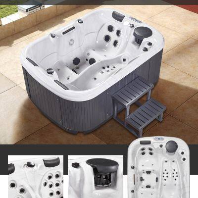 Backyard/ Garden Acrylic Massage SPA Bathtub Whirlpool Outdoor Luxury Balboa Hot Tub photo-3