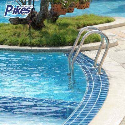 High Quality Anti-Slip Silver 5-Step Ladder for Swimming Pool  Ladders with Flange Steps Underground ground Pool Steps